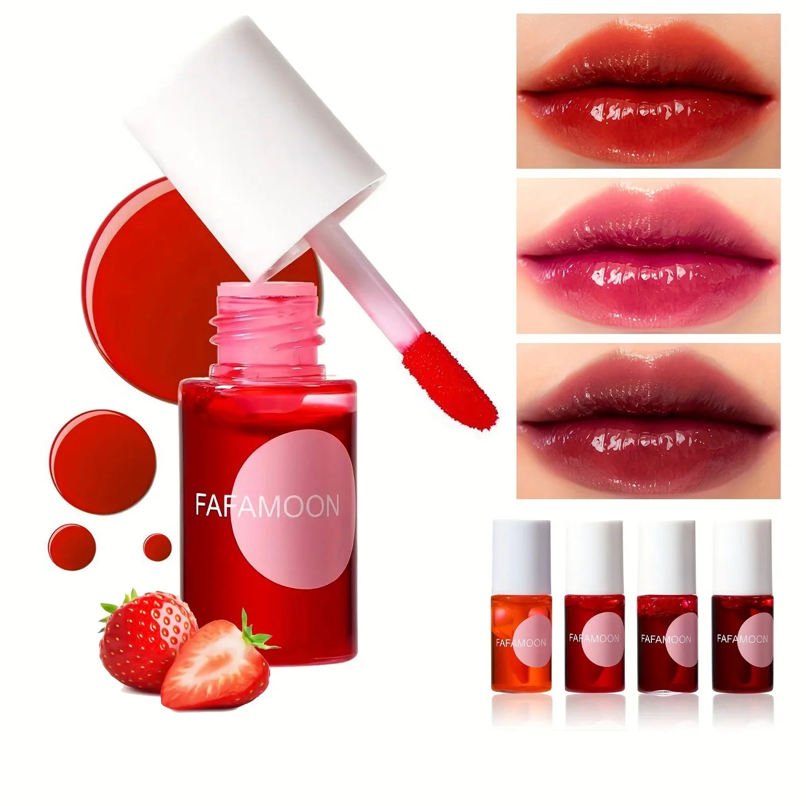 Vibrant Fruity Lip Gloss Set